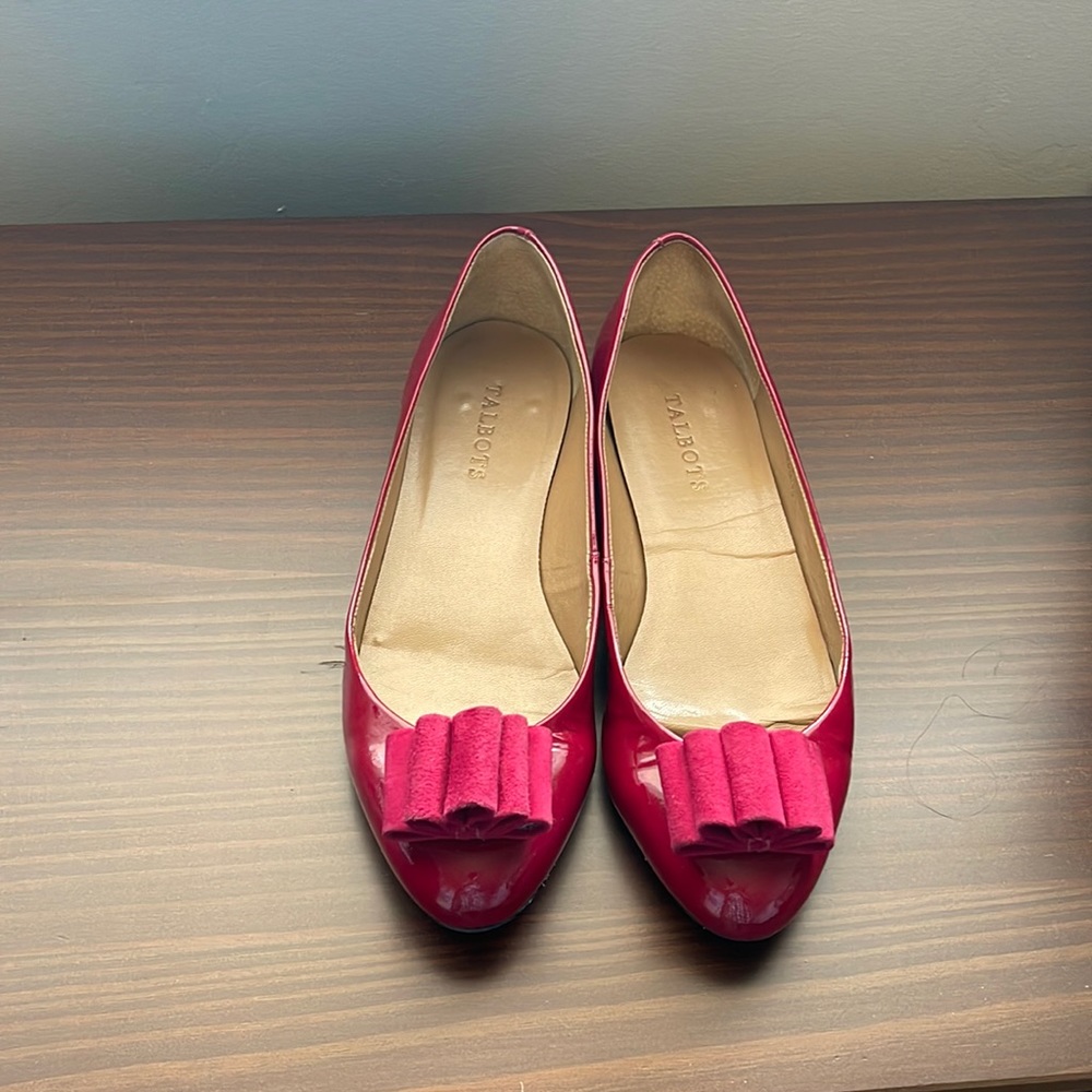 Talbots Pink size small 8.5 flats